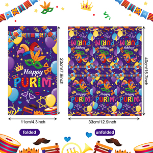 Huancai 20 serviettes de table jetables en papier pour invités, pour la fête juive de Pâque, serviettes de table pour le dîner, serviettes de toilette pour la salle de bain - Product Image 3