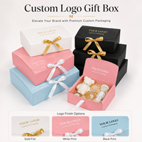 Kotak Hadiah Lilin Lipat Bentuk Kustom dari Kertas Kraft Daur Ulang untuk Pengiring Pengantin, Pernikahan, Pesta Bayi, Pengiring Pria, Lamaran