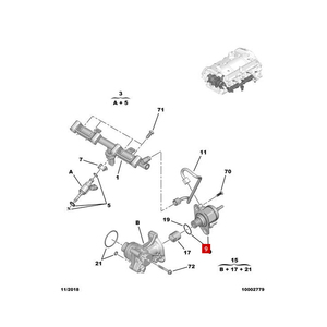 Pièces automobiles YL00914880 9828614580 Pompe à carburant haute pression pour Peugeot 308ll 3008 408 4008 508ll <span class=keywords><strong>5008</strong></span> Citroën C4L C6 - Product Image 5