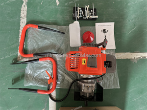 Máquina perforadora de tierra a gasolina de 52cc para postes, cercas, extensiones y plantación de árboles, con brocas de barrena - Product Image 2