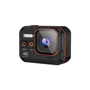 गर्म बेच 4K HD गति कैमरा सवारी और हेलमेट के लिए पहनने योग्य मिनी कार्रवाई खेल कैमरा