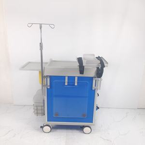 CE 인증 모바일 의료 유틸리티 카트 모바일 병원 카트 OEM 응급 카트 제조업체 - Product Image 4