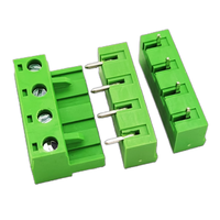 BEIKAIOU 2EDGVC Bornier enfichable 7,62 mm de pas 300 V 10 A, connecteur PCB à broches droites scellées 2-24 broches