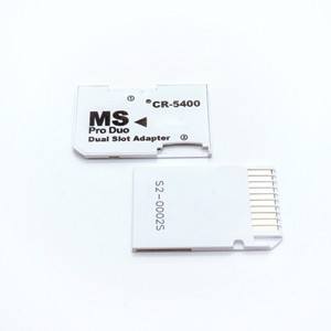 CR-5400 CR5400 Đầu Đọc Thẻ Cho <span class=keywords><strong>PSP</strong></span> TF SD <span class=keywords><strong>Card</strong></span> Sang MS Pro Duo Bộ Chuyển Đổi 2 Khe Cắm - Product Image 2