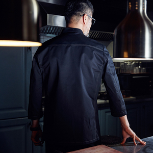 Zhenyao 2025 Abbigliamento <span class=keywords><strong>da</strong></span> <span class=keywords><strong>Lavoro</strong></span> Unisex di Alta Qualità in Misto Poliestere/Cotone, Nuovo Stile per Cucina, Ristorante e <span class=keywords><strong>Bar</strong></span> - Product Image 3