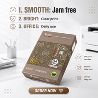 Papel de Copia Blanco Liso Premium de 75 g/m², Papel A4 de Alto Brillo para Impresión de Documentos Profesionales de Oficina, Uso Diario