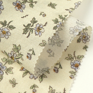 Tissu sergé de luxe imprimé en mélange de laine lyocell, rayonne, polyester, nylon et élasthanne, pour vêtements - Product Image 4