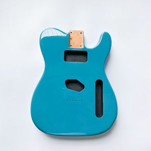 Guitarra al por mayor de madera maciza de tilo con cuerpo TL en azul Daphne, fabricada en China - Product Image 2