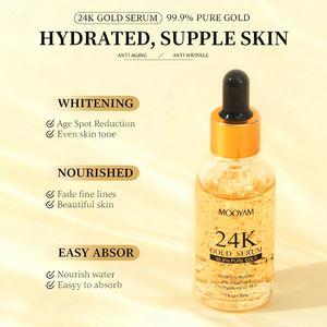 <span class=keywords><strong>Private</strong></span> <span class=keywords><strong>Label</strong></span> corea <span class=keywords><strong>24K</strong></span> oro siero 30ml Set viso rosa olio di collagene foglia attivo Nano liquido forma Peptide-incluso sbiancamento - Product Image 5