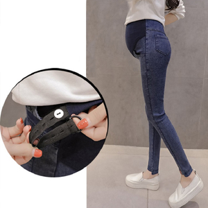 2020 commercio all'ingrosso di nuovo stile Personalizzato Di Maternità Dei Jeans Dei Pantaloni <span class=keywords><strong>Per</strong></span> I Vestiti di <span class=keywords><strong>Gravidanza</strong></span> Le Donne Incinte Vestiti Di Maternità Pantaloni - Product Image 1