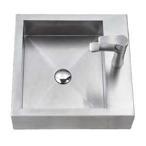 ห้างสรรพสินค้าบาร์สถานที่สาธารณะโรงเรียนสำหรับล้างโต๊ะ304อ่างล้างหน้าสแตนเลสมุมฉาก - Product Image 2