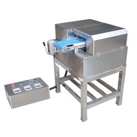 Machine de découpe automatique commerciale pour poitrine de poulet, bœuf et viande, pour une découpe efficace en dés et en tranches