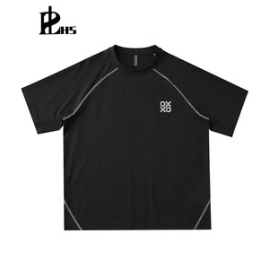 Camiseta Personalizada con Estampado en Serigrafía, de Algodón con Costuras Invertidas, Corte Cuadrado, Estilo Francés, para Hombre - Product Image 1