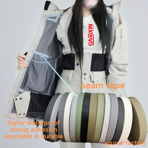 Ruban <span class=keywords><strong>d</strong></span>'<span class=keywords><strong>étanchéité</strong></span> à 3 couches de haute qualité en tricot imperméable/ruban <span class=keywords><strong>d</strong></span>'<span class=keywords><strong>étanchéité</strong></span> à <span class=keywords><strong>voile</strong></span> flottant pour veste extérieure neige adhésif écologique - Product Image 2
