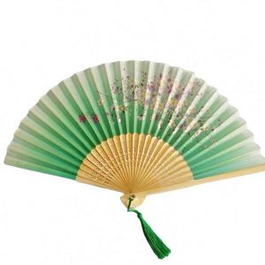 High Quality Wooden Paper Folding Bamboo <b>Hand</b> <b>Fan</b> Wholesale Custom Folding <b>Hand</b> <b>Fans</b> for Pouch - Product Image 4