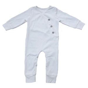 Commercio all'ingrosso OEM neonato tutina bambino pigiama 100% cotone organico bambino tuta cotone bambino pagliaccetto per neonato - Product Image 3