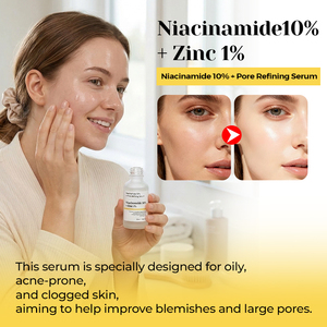 Suero Facial con Vitamina C Natural OEM, Iluminador, Reduce los Poros, Elimina <span class=keywords><strong>las</strong></span> <span class=keywords><strong>Manchas</strong></span> Oscuras, Suero de Niacinamida Ordinario - Product Image 2