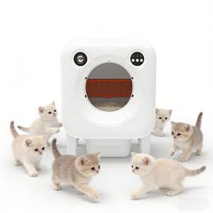 Bac à litière pour chat directement de l'usine, bac à litière fermé, grande capacité, contrôle des odeurs, facile à nettoyer, durable, sûr - Product Image 1