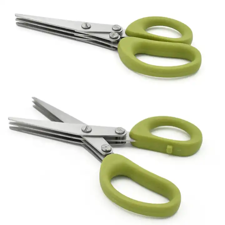 Herb Scissors Stainless Steel, Kitchen Scissors Multi-purpose