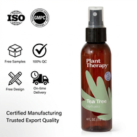 Hydrolat sans alcool personnalisé, brume rafraîchissante pour le visage, eau florale distillée naturelle pour tous types de peau, hydrolat d'arbre à thé
