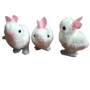 Jouet en peluche lapin blanc à remonter, mouvement par inertie, taille unique, pour enfants de 2 à 4 ans, cadeau éducatif unisexe - Product Image 4