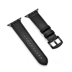 LYTOP nueva correa de pulsera de cuero suave negro de negocios para <span class=keywords><strong>Apple</strong></span> <span class=keywords><strong>Watch</strong></span> Ultra <span class=keywords><strong>Series</strong></span> 10 9 8 <span class=keywords><strong>7</strong></span> <span class=keywords><strong>6</strong></span> 5 4 3 2 1 SE banda Flexible - Product Image 4
