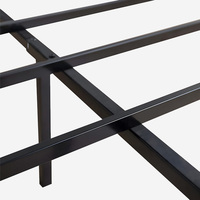 Sommier métallique King Size avec lattes, accessoire personnalisé pour usine de meubles, remplacement de support de sommier