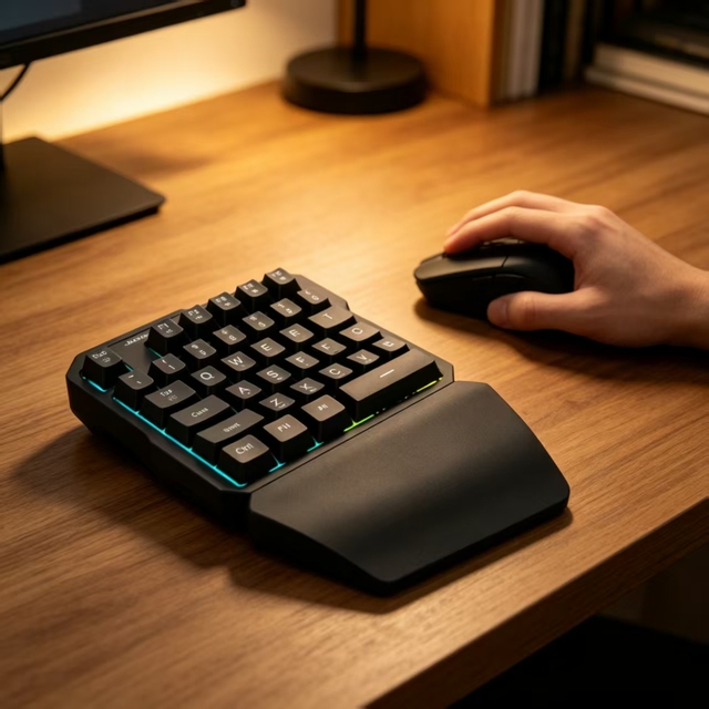 Hot Selling OEM KL16 Single Handed Mechanical Gaming Keyboard for Gamer