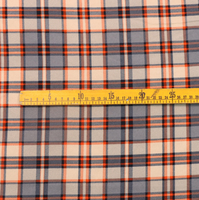 Tissu textile uni imprimé à motif écossais élastique de qualité supérieure pour chemises et vêtements de tous les jours pour hommes et femmes, vente en gros