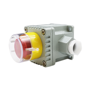 Boîtier de bouton-poussoir d'arrêt d'urgence antidéflagrant en aluminium, type champignon, pour contrôle d'urgence - Product Image 1
