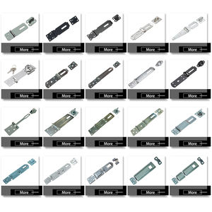 Verrou à cadenas pivotant en acier inoxydable de sécurité de 2,5 pouces, loquets et agrafes en fer, vente en gros - Product Image 4