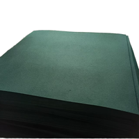 100% laine mérinos teinte verte 1-3mm doublure d'anneau matériau en feutre absorbant les chocs tissé écologique pour l'emballage de bijoux