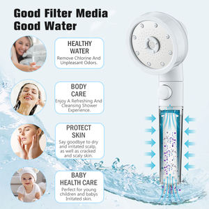 Ducha de Mano Multifunción con Control de Encendido/Apagado, Filtro de Agua con Cartucho de PP, 5 Chorros de Agua - Product Image 2