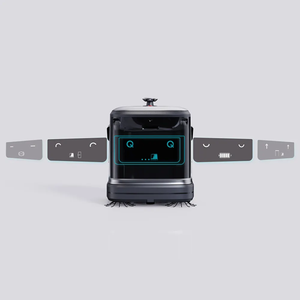 Robot de nettoyage automatique intelligent, aspirateur, balayeuse, laveuse 4 en 1 pour usage commercial avec navigation laser SLAM - Product Image 5