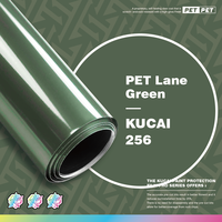 Film vinyle décoratif pour voiture, super brillant, vert cristal, PET, super extensible