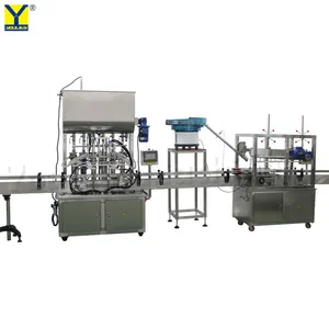 GT6T and YG-500 Automatic Pnueumatic Olive Oil Plastic Bottle Filling Capping Machine