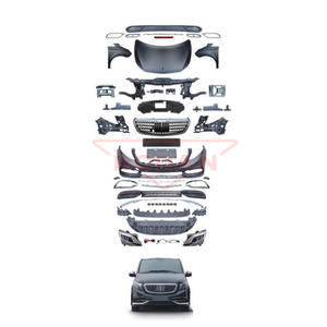 Venta de fábrica Viano bodykit faros de rejilla de parachoques delantero y trasero W639 kits de carrocería estilo <span class=keywords><strong>Maybach</strong></span> para Mercedes-Benz 2006-2015 - Product Image 2