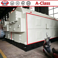 Ketel Uap Tekanan Rendah Industri DZH dengan Sirkulasi Air Alami untuk Proses Pengeringan dan Pemanasan