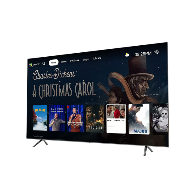 2025 Newest 85 Inch 8K AI Ultra-Thin Wall-Mountable Transparent OLED Smart TV with 120Hz Dolby Vision