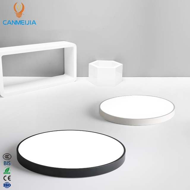 Modern Design Square Round Switch Control Dimmable Ceiling Lights Living Room Bedroom Surface Mounted Led Ceiling Light