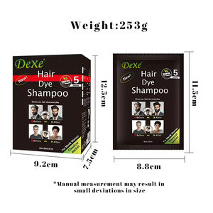 DEXE Offre Spéciale Shampooing Colorant Capillaire Naturel à Base de Plantes pour Cheveux Noirs, Anti-Blanchiment, Sans Ammoniaque, Sans PPD, pour Hommes et Femmes - Product Image 3