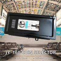Boîtier de contrôle de minuterie multi-monnaies 6 types, Boîtier de minuterie à monnayeur pour distributeurs automatiques et machines de divertissement