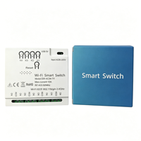 Interrupteur intelligent Tuya Wifi 4 canaux RF433 AC 85-265V 2.4G Smartlife pour la domotique et le contrôle industriel, compatible Alexa Google Home