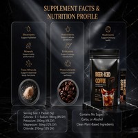 Aeglwell Poudre d'électrolytes pour bière sans alcool et café glacé, 30 sticks individuels, boisson d'hydratation sportive, OEM ODM, emballage personnalisé