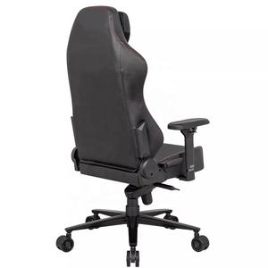 Chaises de course d'ordinateur de bureau de jeu en cuir noir <span class=keywords><strong>Chaise</strong></span> de jeu de luxe PRO Titanic avec appui-tête magnétique en mousse à mémoire de velours - Product Image 4