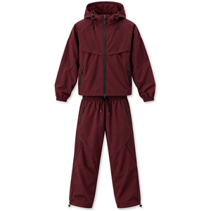 Chándal Deportivo Personalizado Premium con Tela Exterior Resistente al Viento y Aplicaciones de Logotipo Personalizadas para Empresas de Ropa - Product Image 5