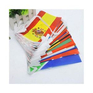Custom Guatemala 10 Meters Bunting 30 <b>Flags</b> Guatemalan Rectangle Triangle String <b>Flags</b> for Election Events - Product Image 5