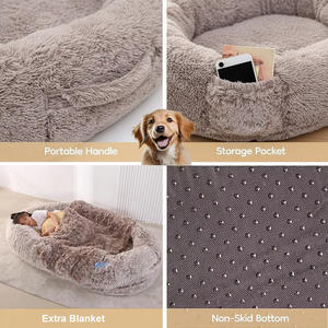 Cama Personalizada para Perros y Humanos, Cama Gigante para Mascotas con Base Antideslizante y Funda Lavable a Máquina para Perros Grandes - Product Image 3