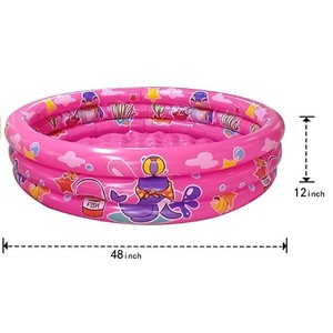 <span class=keywords><strong>Piscina</strong></span> Gonfiabile <span class=keywords><strong>Rosa</strong></span> in PVC per Bambini, Spessore 5MM, Forma Rotonda con Accessori - Product Image 4
