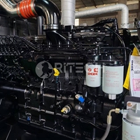 Générateur diesel silencieux à châssis ouvert Ritech Génération 20kw 30kw 50kw 60kw 80kw 100kw avec ATS, triphasé, refroidissement par eau, démarrage électrique